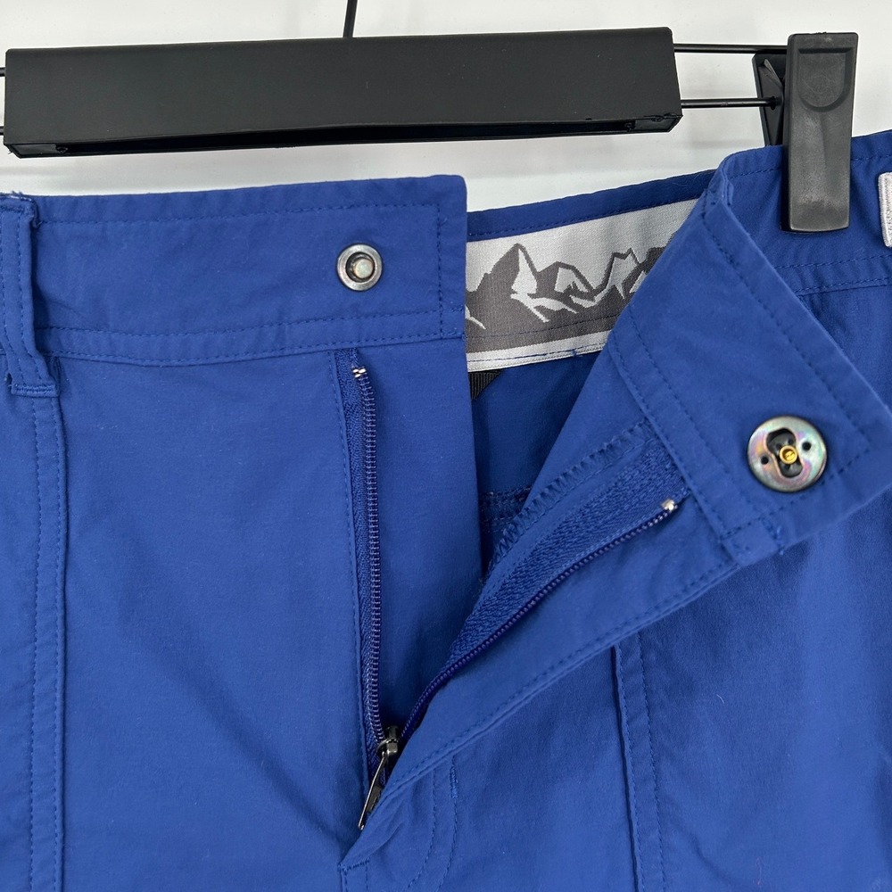 Stio Women Coburn Short Royal Blue Hiking Outdoor Utility Shorts Sz 12 Gorpcore - Picture 5 of 10